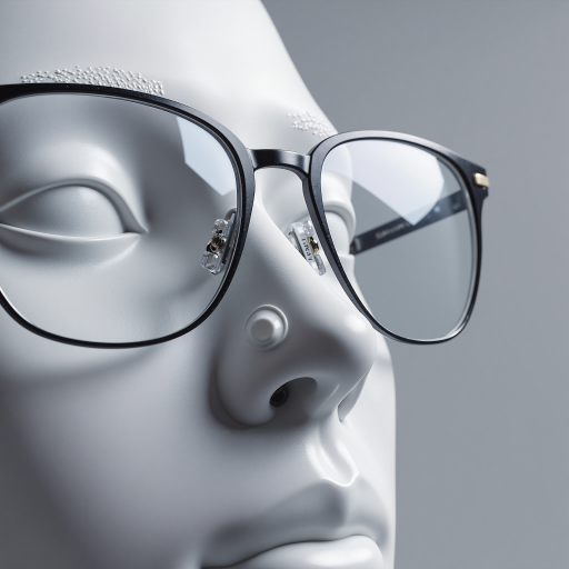 三十五岁左右男性技术总监头像，穿黑色衬衫，戴眼镜，白色背景，专业技术人员形象